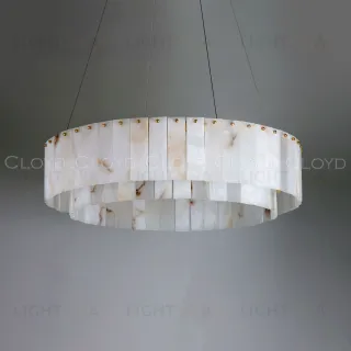  Люстра Cloyd HERCULANUM-A C14 / Ø100 см - алебастр - латунь (арт.11157)  11157