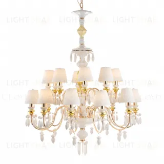 Люстра Cloyd LOTTIE-B C20 / Ø92 см- бел.-золотая керамика (арт.11400)  11400
