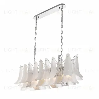  Люстра Cloyd WASABI C8 / шир. 111 см - керамика - хром (арт.11451)  11451