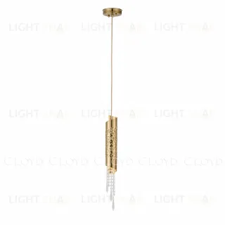  Подвесной светильник Cloyd EFIALT P1 / выс. 66 см - латунь (арт.11521)  11521