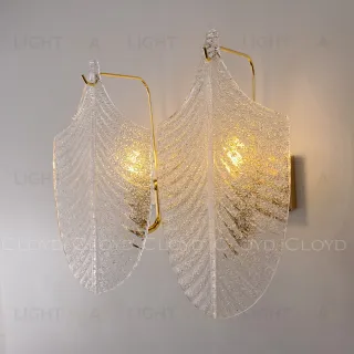  Бра Cloyd BONGA-A W2 / выс. 29 см - золото - прозрачн. стекло (арт.20438)  20438