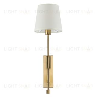 Бра с тканевым абажуром латунь E14 47см Zortes VIKKI ZRS.19004.1 ZRS.19004.1