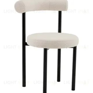 Стул обеденный Флорео букле молочный УТ000041338