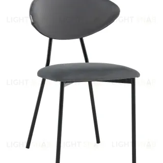 Стул обеденный Квинси велюр темно-серый УТ000041637