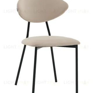 Стул обеденный Квинси велюр кремовый УТ000041639