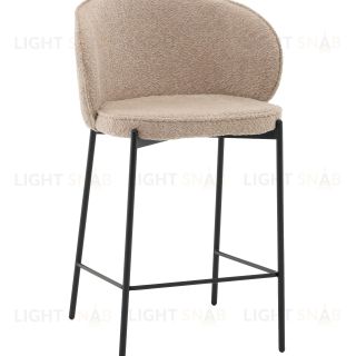 Стул полубарный Тисдейл букле бежевый УТ000041691