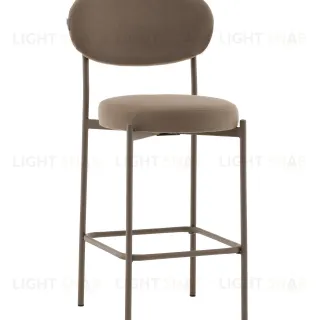 Стул Полубарный Бриф DD велюр капучино каркас капучино муар УТ000041511