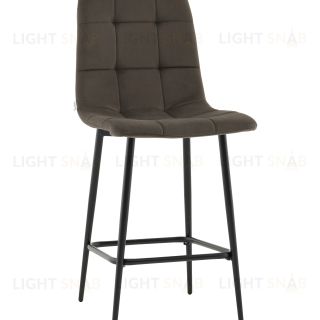Стул полубарный Одди велюр темно-серый УТ000041435