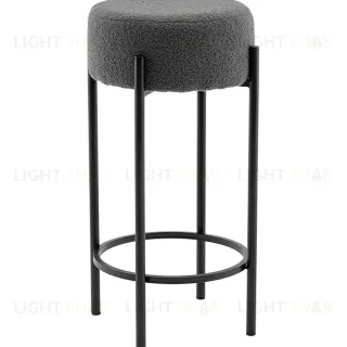 Стул барный Беккет букле темно-серый УТ000041574