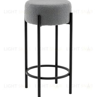 Стул барный Беккет букле светло-серый УТ000041573