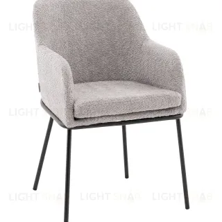 Стул с подлокотниками Кози new ткань букле серый УТ000040876