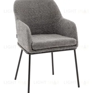 Стул с подлокотниками Кози new ткань букле тёмно-серый УТ000040878