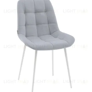 Стул Флекс N светло-серый белые ножки УТ000041307