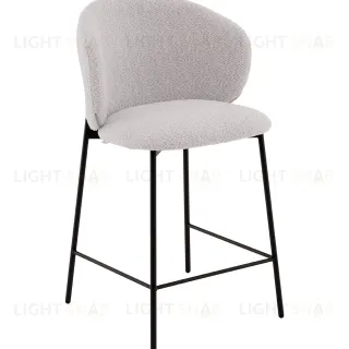 Стул полубарный Блейз букле светло-серый УТ000041392
