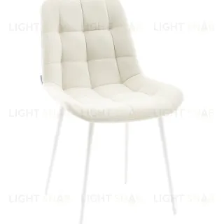 Стул Флекс N светло-бежевый белые ножки УТ000041306