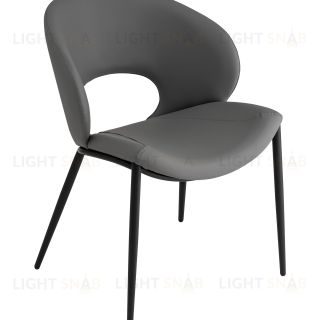 Стул Вивьен экокожа серый УТ000040870