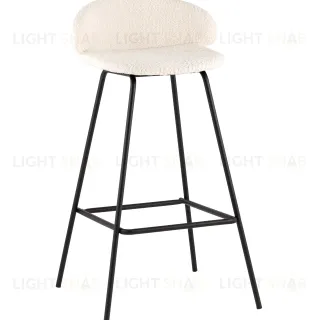 Стул барный Nita букле молочный УТ000040261