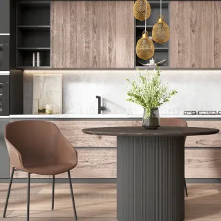 Стул Ashby экокожа светло-коричневый УТ000040853