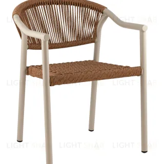 Стул Syna коричневый бежевые ножки УТ000039930