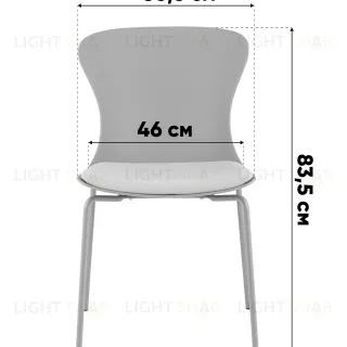Стул Shaya с подушкой пластик серый УТ000040186