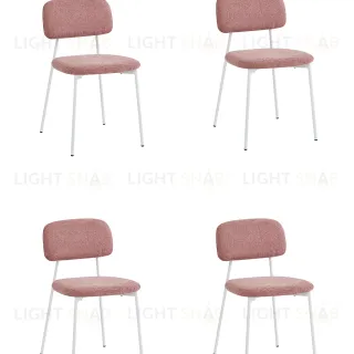 Стул Chao розовый белые ножки 4 шт. УТ000040817