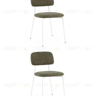 Стул Chao зеленый белые ножки 2 шт. УТ000040821