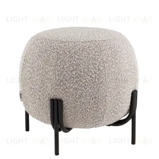 Пуф Флик new ткань букле серо-бежевый УТ000040000