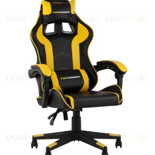 Кресло спортивное TopChairs Shadow черно-желтый УТ000039464