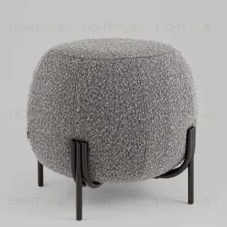 Пуф Флик new ткань букле тёмно-серый УТ000040001