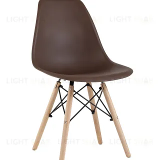 Стул Eames Style DSW коричневый (разборный каркас) УТ000037592
