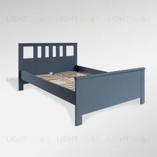 2.08.04.060.6 САГА кровать двойная 140х200 темно-бирюзовая 2.08.04.060.6