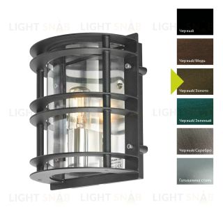 Настенный фонарь Norlys, STOCKHOLM BD (Черный/Золото) 226BD