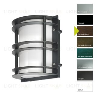 Настенный фонарь Norlys, STOCKHOLM BC (Черный/Медь) 1600BC