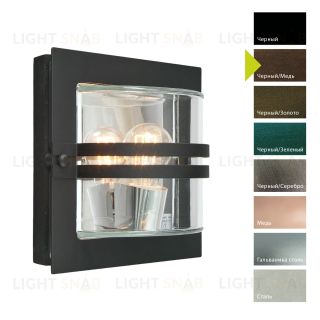 Настенный фонарь Norlys, BERN BC (Черный/Медь) 650BC