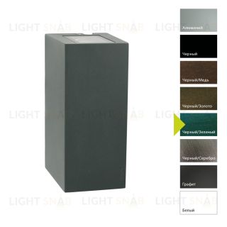 Настенный фонарь Norlys, LILLEHAMMER BG (Черный/Зеленый) 1584BG