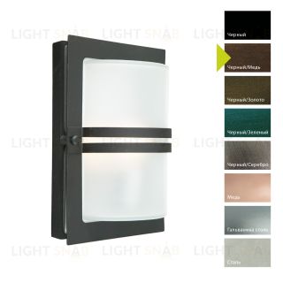 Настенный фонарь Norlys, BASEL BC (Черный/Медь) 668BC