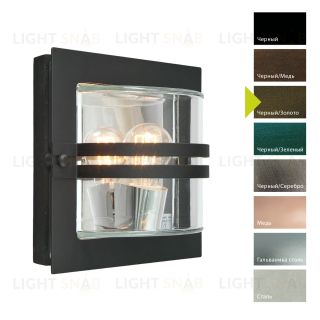 Настенный фонарь Norlys, BERN BD (Черный/Золото) 650BD