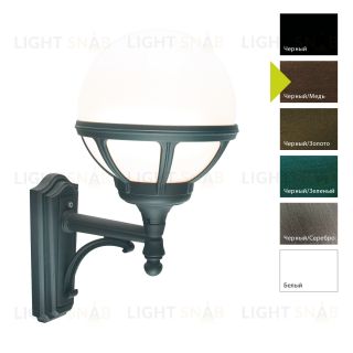 Настенный фонарь Norlys, BOLOGNA BC (Черный/Медь) 361BC