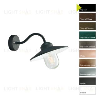 Настенный фонарь Norlys, KARLSTAD B (Черный) 230B