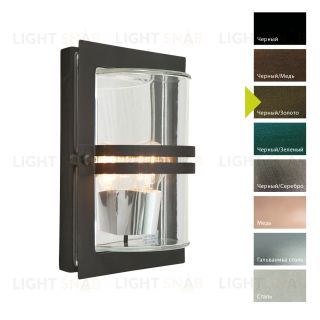 Настенный фонарь Norlys, BASEL BD (Черный/Золото) 660BD