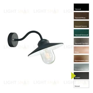 Настенный фонарь Norlys, KARLSTAD GR (Графит) 230GR