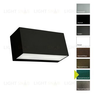 Настенный фонарь Norlys, ASKER BG (Черный/Зеленый) 5151BG