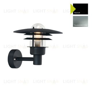 Настенный фонарь Norlys, LARVIK B (Черный) 690B