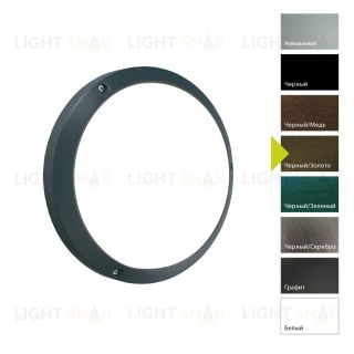 Настенный фонарь Norlys, BORNHOLM BD (Черный/Золото) 541BD