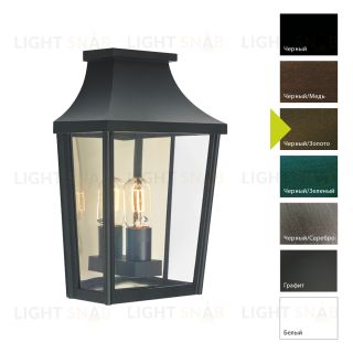 Настенный фонарь Norlys, LONDON BD (Черный/Золото) 497BD