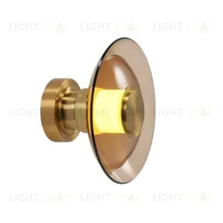 Настенный/Потолочный светильник 8665W/S gold/amber 8665W/S gold/amber