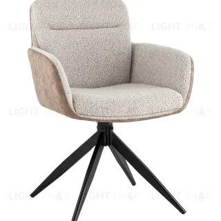 Стул обеденный Waldo светло-серый c бежевой экокожей УТ000039270