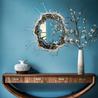  Зеркало Cloyd EVOKE-B Mirror / выс. 78 см - золото (арт.50151)  50151