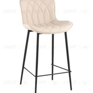 Стул полубарный Vault экокожа светло-серый УТ000039349