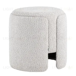 Пуф Taks букле светло-серый УТ000039393